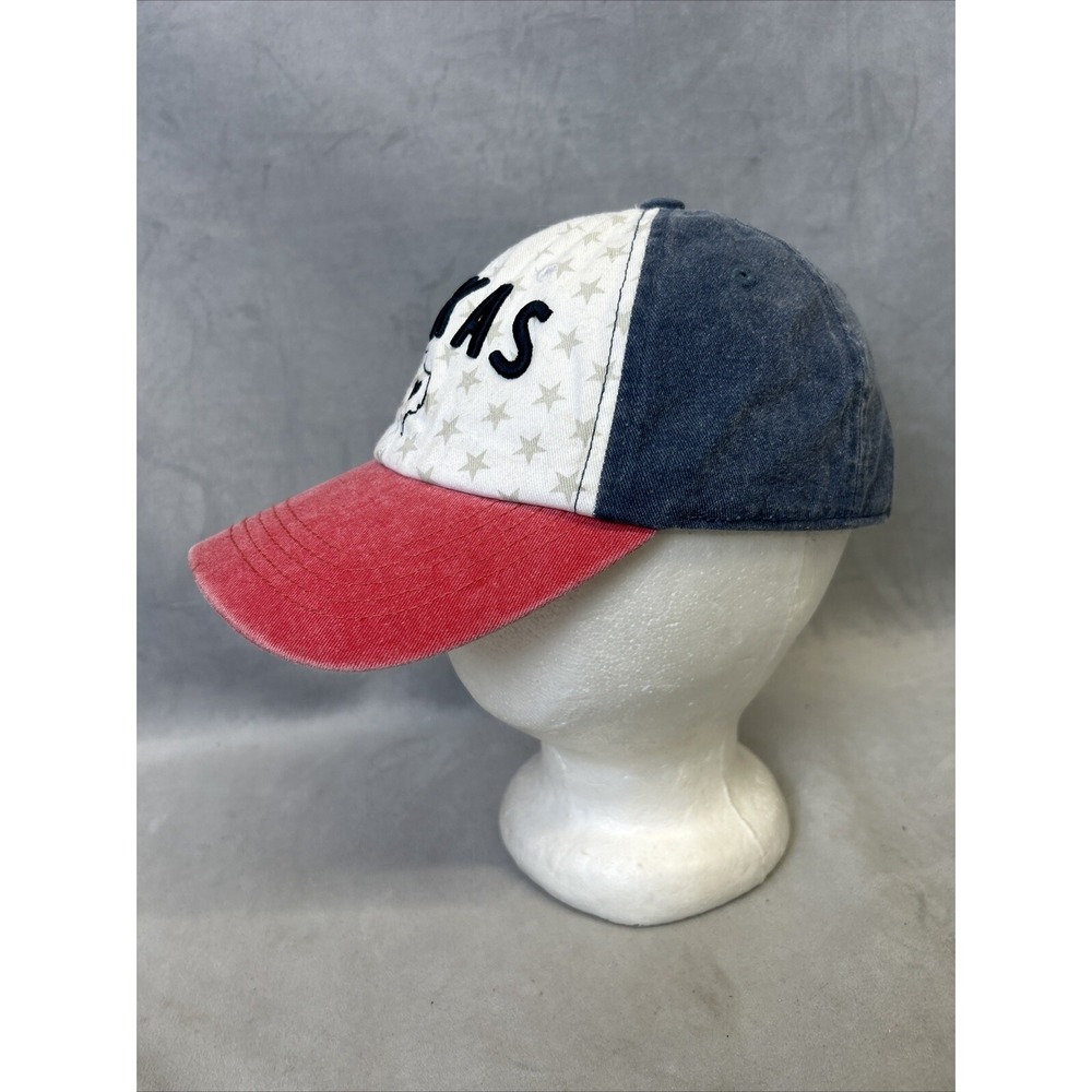 Texas‎ Home Free Ball Cap Hat Adjustable Baseball Red White Blue Stars State - Picture 3 of 16